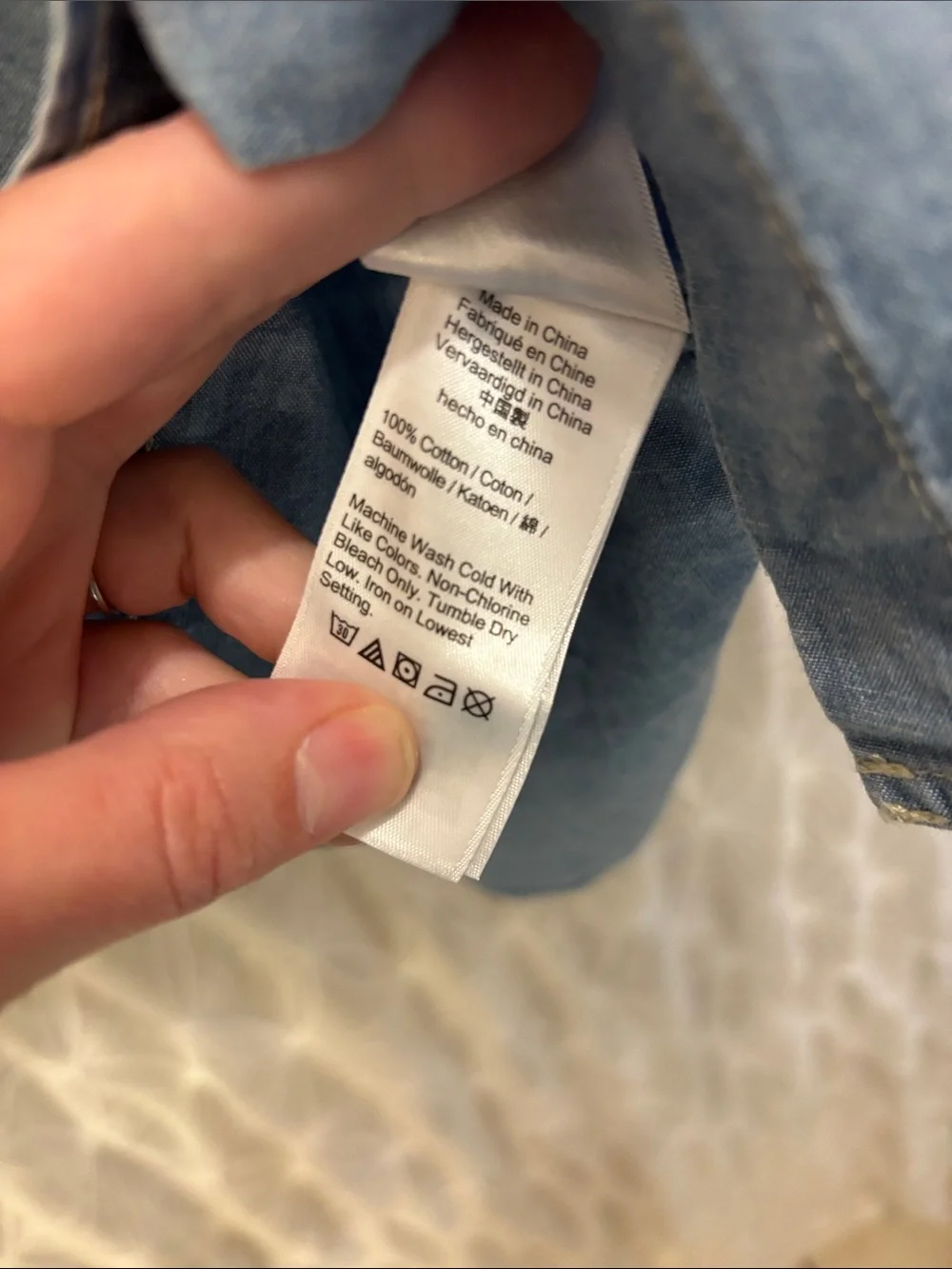 J. Crew Light Blue Denim Button-Front Shirt
